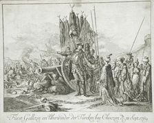 Battle Near Choczim on Sept, 18 1769. Creator: Unknown