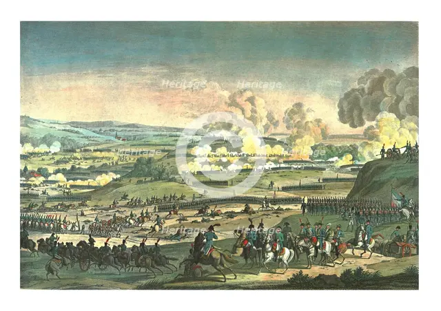 Battle near Jena, 14 October 1806, (c1850). Artist: Edme Bovinet.