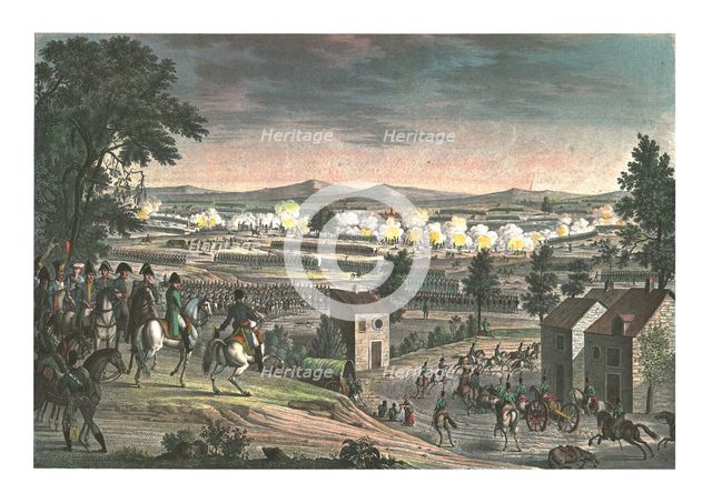 Battle near Lutzen, 2 May 1813, (c1850). Artists: François-Louis Couché, Edme Bovinet.