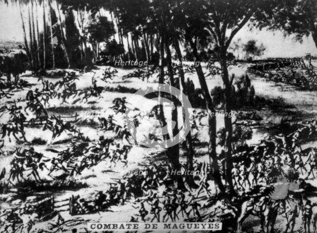 Battle of Magueyes, (1896), 1920s. Artist: Unknown.
