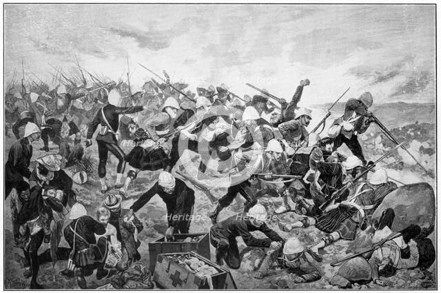 Battle of Majuba Hill, 1st Boer War, 26-27 February 1881. Artist: Richard Caton Woodville II