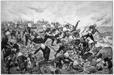 Battle of Majuba Hill, 1st Boer War, 26-27 February 1881. Artist: Richard Caton Woodville II