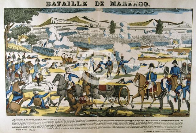 'Battle of Marengo', 13 June, 1800. Artist: Francois Georgin