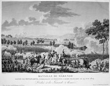 Battle of Marengo 14 June, 1804. Artist: Anon