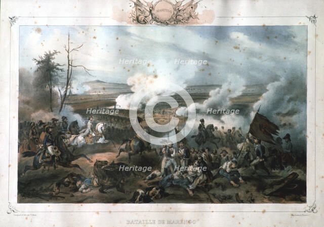 'Battle of Marengo', 14 June 1800. Artist: Anon