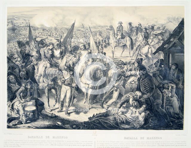 'Battle of Marengo', 14 June, 1800. Artist: Anon