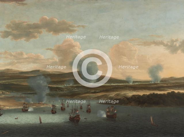Battle of Medway, c.1668. Creator: Willem Schellinks.