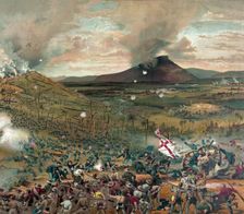 Battle of Mission Ridge, Nov. 25th, 1863 - presented with the compliments ...pub. 1886. Creator: American School (19th Century)