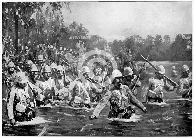 Battle of Modder River, 2nd Boer War, 28 November 1899. Artist: Unknown