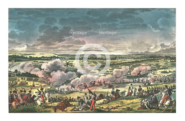 Battle of Mont-Saint-Jean, known as Waterloo, 18 June 1815, (c1850). Artists: François-Louis Couché, Edme Bovinet.