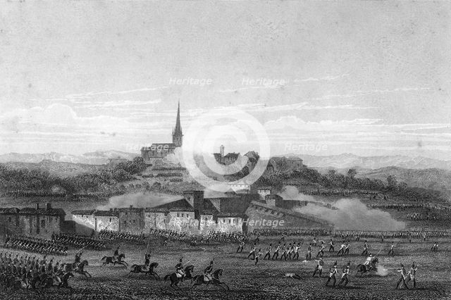 Battle of Montebello, 9 June 1800 (c1857). Artist: H Bibby