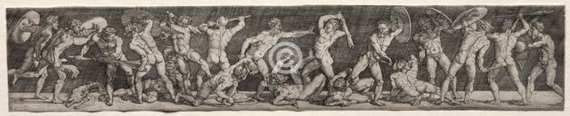 Battle of Naked Men. Creator: Barthel Beham (German, 1502-1540).