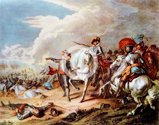 Battle of Naseby, 14 June 1645. Artist: Unknown