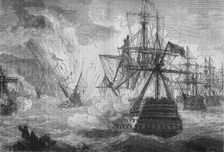Battle of Navarino c1880. Artist: C.R.