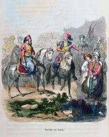 Battle of Nezib 1839 (1847). Artist: Jean Adolphe Beauce
