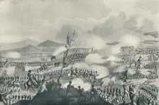 Battle of Nivelle, November 10, 1813 1815 (1909). Artist: Thomas Sutherland