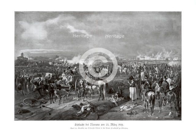 Battle of Novara, Italy, 23 March 1849, (1900). Artist: Unknown
