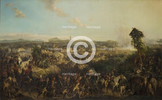 Battle of Novi on 4 August 1799, 1853. Creator: Alexander von Kotzebue.