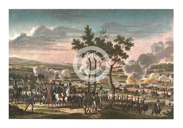 Battle of Abensberg, 20 April 1809, (c1850). Artist: Edme Bovinet.