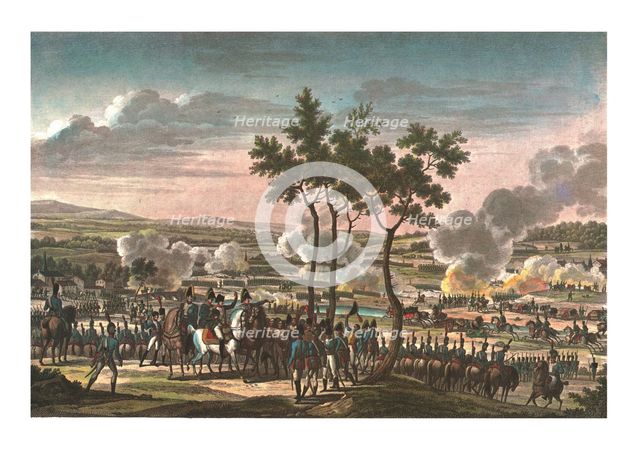 Battle of Abensberg, 20 April 1809, (c1850). Artist: Edme Bovinet.