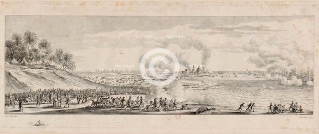 Battle of Aboukir, 25 July 1799, 1802. Creator: Duplessis-Bertaux, Jean (1747-1820).