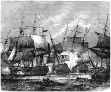 Battle of Abukir Bay, 1 August 1798, (1898)