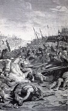 Battle of Adrianople in Thrace, between the armies of Emperor Constantine The Great and Liciniu…