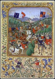 Battle of Agincourt, France, 25 October 1415, (19th century)