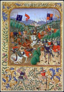 Battle of Agincourt, France, 25 October 1415, (19th century). Creator: Unknown