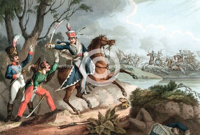 Battle of Albuera, Peninsular War, 16 May 1811 (1817). Artist: Unknown