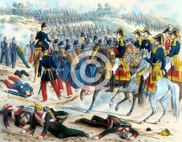 Battle of Alma, Crimean War, 20 September 1854 (c1860). Artist: Unknown