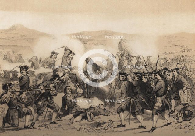 Battle of Almansa. April 25, 1707, between the armies of Philip V and the Archduke of Austria, 18…