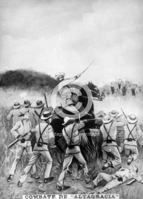 Battle of Altagracia, 22nd June 1895, c1910. Artist: Unknown