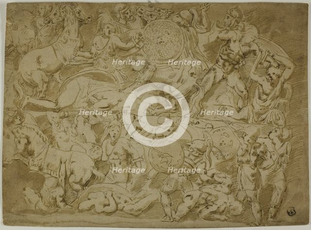 Battle of Amazons, n.d. Creator: Lodovico Carracci.