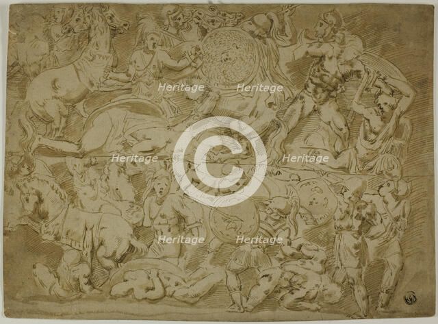 Battle of Amazons, n.d. Creator: Lodovico Carracci.