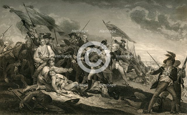 'Battle of Bunker Hill', (1877). Creator: Unknown.
