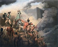 Battle of Badajoz, Spain, 6th April 1812 (1819). Creator: Thales Fielding
