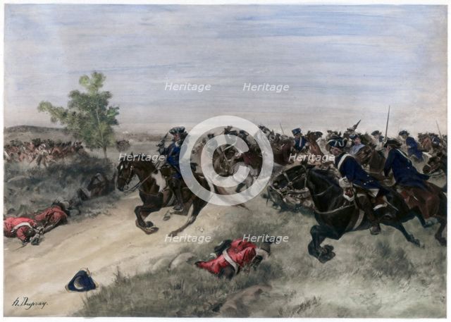 'Battle of Blenheim, 13 August' 1704. Artist: Unknown