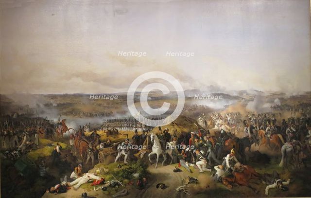Battle of Borodino on 26 August (7 September) 1812, 1843. Creator: Peter Heinrich Lambert von Hess.