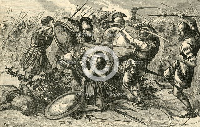 'Battle of Cunaxa', 1890.   Creator: Unknown.