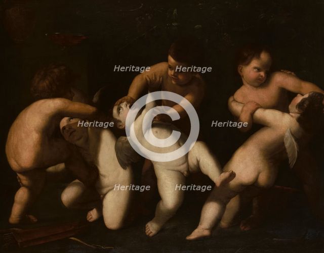 Battle of Cupids with Putti, 17th century. Creator: Unknown.