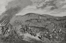 Battle of Calatanazor, (July 1002), Iberian peninsula, 1890. Creator: Unknown