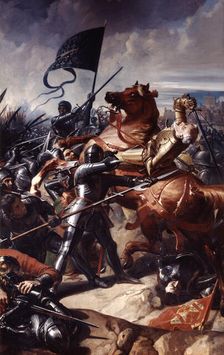 Battle of Castillon 1453 (19th century). Artist: Charles Philippe Auguste Lariviere