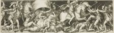 Battle of Cavaliers and Infantrymen, 1550/1572. Creator: Etienne Delaune