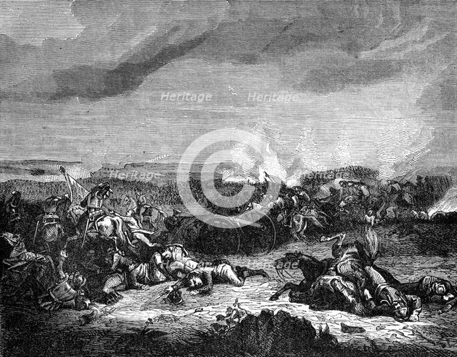 Battle of Champaubert, France, 10th February 1814 (1882-1884).Artist: Duvivier