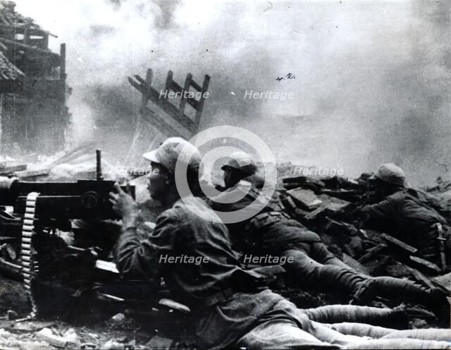 Battle of Changsha, China, World War II, c1939-c1944. Artist: Unknown