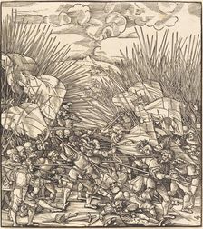 Battle of Cividale. Creator: Hans Schäufelein the Elder