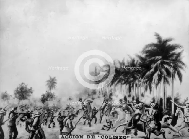 Battle of Coliseo, (1895), 1920s. Artist: Unknown