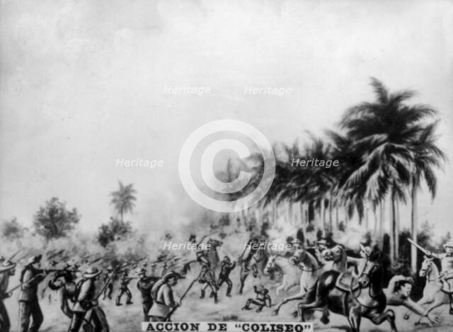 Battle of Coliseo, (1895), 1920s. Artist: Unknown