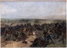 Battle of Crécy, 26th August 1346. Creator: Unknown